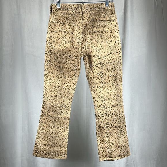 Frame Denim Womens Le Crop High Waist Snake Mini Boot Jean. - Picture 3 of 8